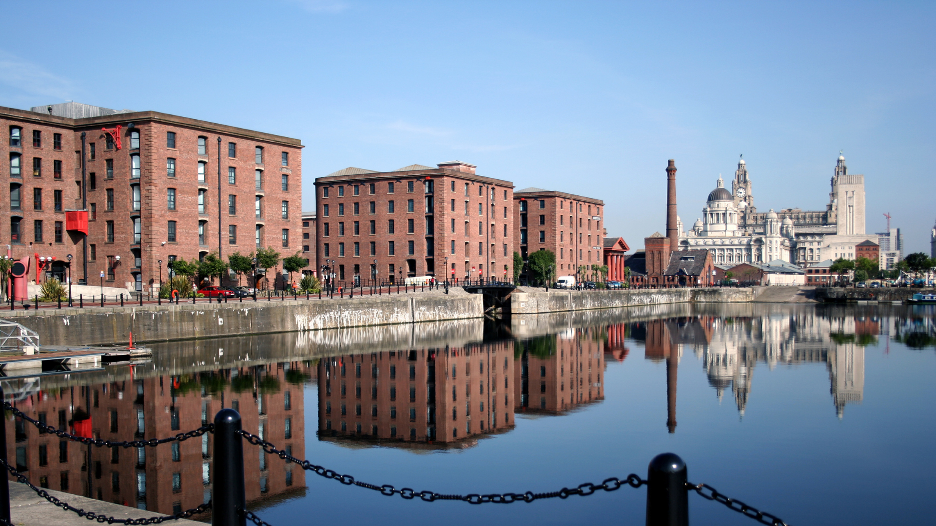 A view of Liverpool's Merseyside area